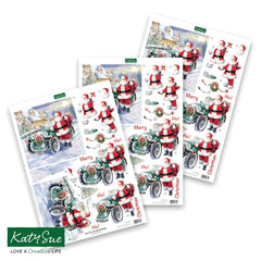 Découpages prédécoupés – Sélection Père Noël (Paquet de 12)-4