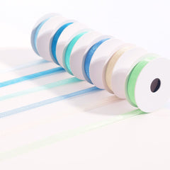 Vaessen Creative Organza Ribbon 6 Colours 6mmx2m Baby Blue-3