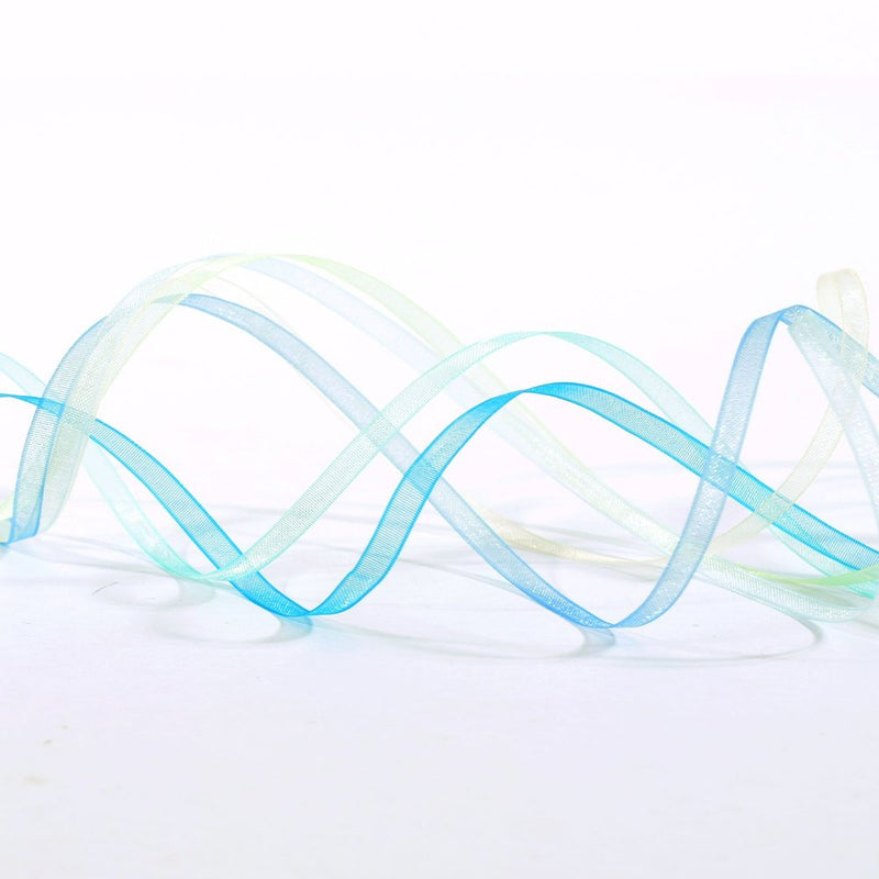 Vaessen Creative Organza Ribbon 6 Colours 3mmx2m Baby Blue-6