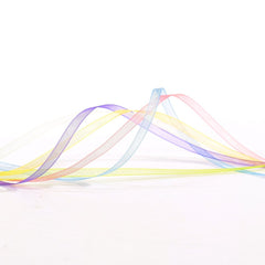 Vaessen Creative Organza Ribbon 6 Colours 3mmx2m Spring-6