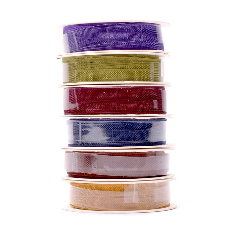 Vaessen Creative Organza Set 6 Colors 3mmx2m Autumn-2