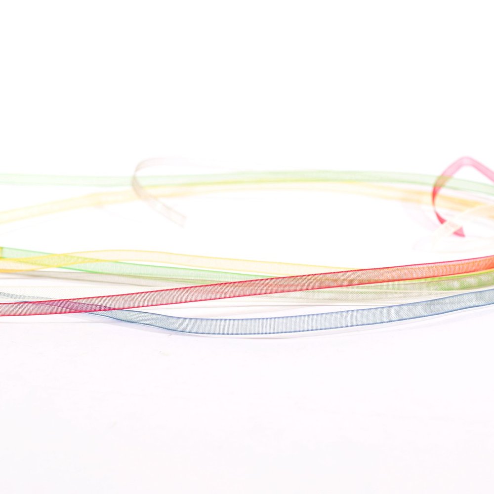 Vaessen Creative Organza Ribbon 6 Colours 3mmx2m Christmas-5
