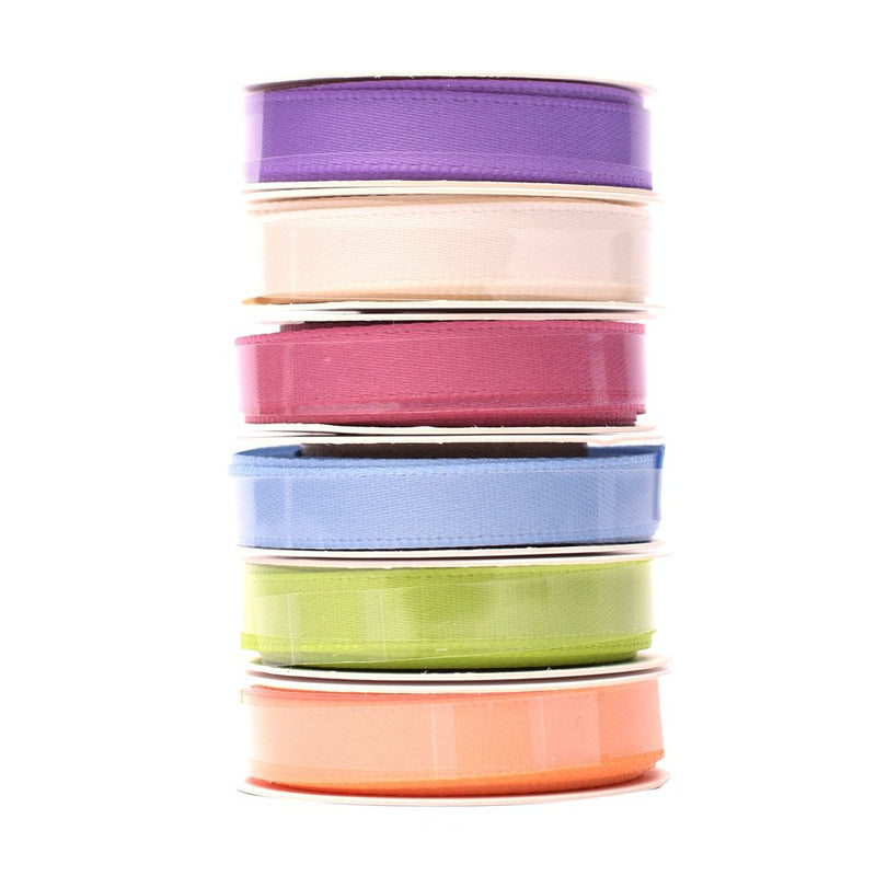 Vaessen Creative Satin Ribbon 6 Colours 6mmx2m Spring-2