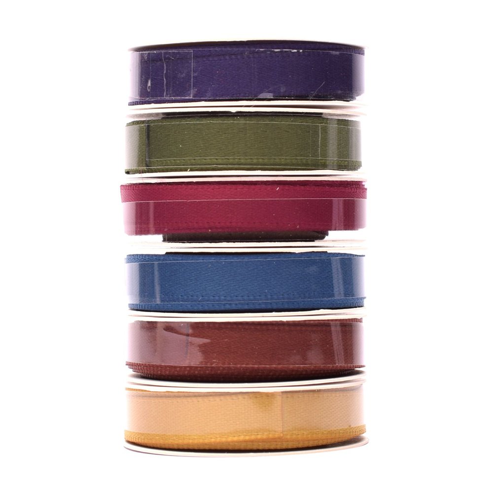 Vaessen Creative Organza Ribbon 6 Colours 6mmx2m Autumn-2