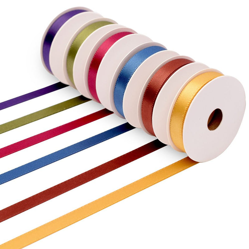 Vaessen Creative Organza Ribbon 6 Colours 6mmx2m Autumn-3
