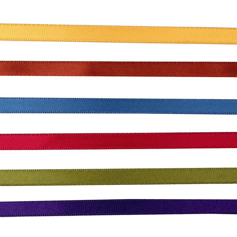 Vaessen Creative Organza Ribbon 6 Colours 6mmx2m Autumn-4