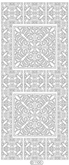 Deco Stickers - Corners with Swirls-1