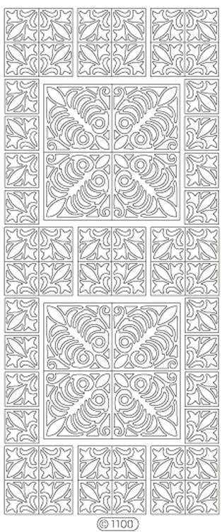 Deco Stickers - Corners with Swirls-1