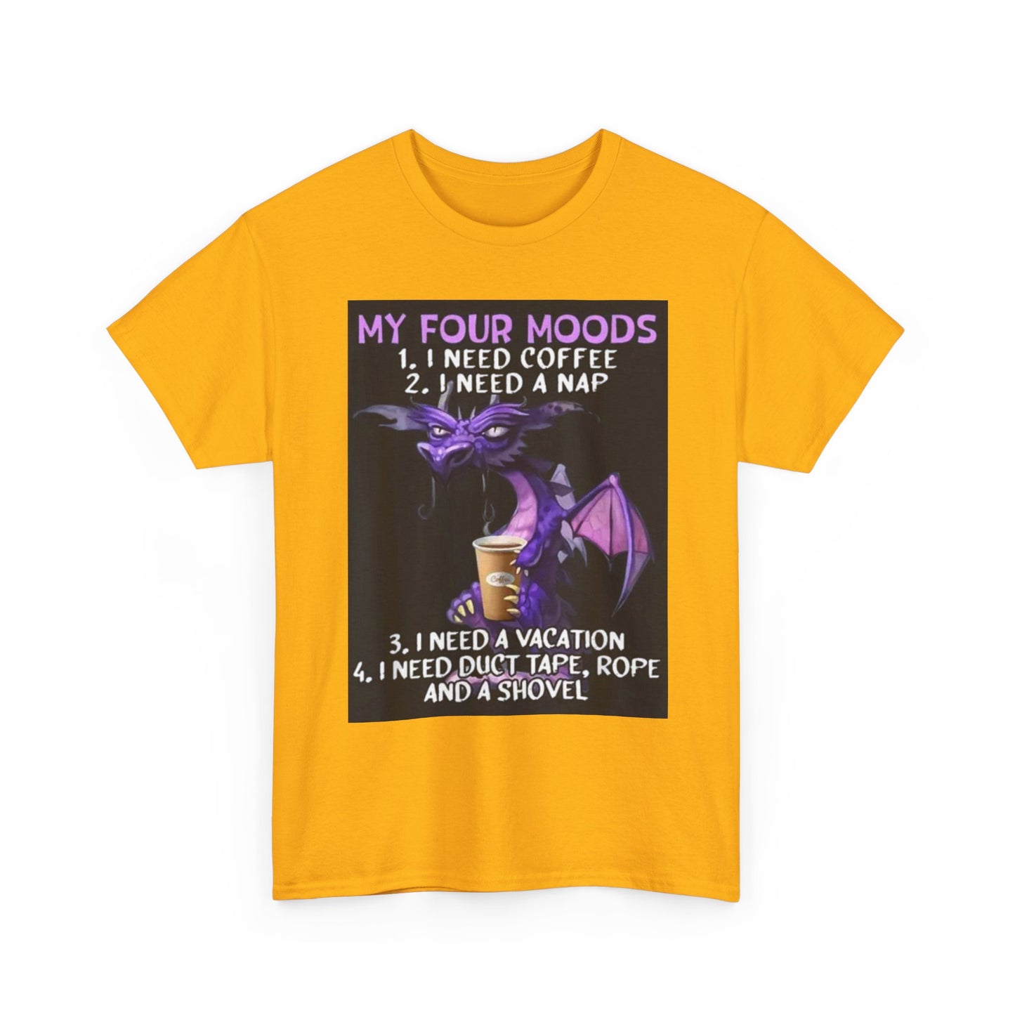 "My 4 Moods" Unisex Heavy Cotton Tee