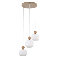 Ballo 3-Light Scandinavian Pendant Light for Kitchen Island, Dining Room & Living Room-1