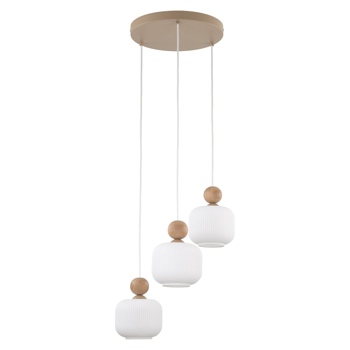 Ballo 3-Light Scandinavian Pendant Light for Kitchen Island, Dining Room & Living Room
