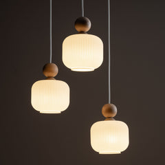 Ballo 3-Light Scandinavian Pendant Light for Kitchen Island, Dining Room & Living Room-3