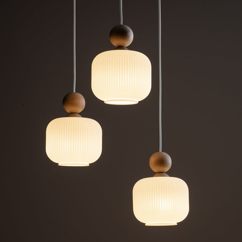 Ballo 3-Light Scandinavian Pendant Light for Kitchen Island, Dining Room & Living Room-3