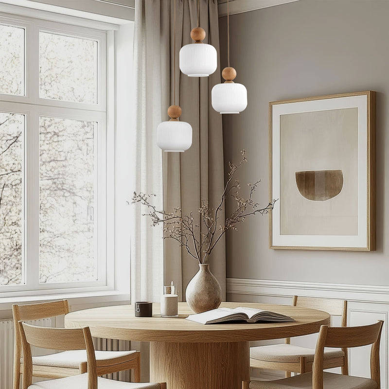 Ballo 3-Light Scandinavian Pendant Light for Kitchen Island, Dining Room & Living Room-4