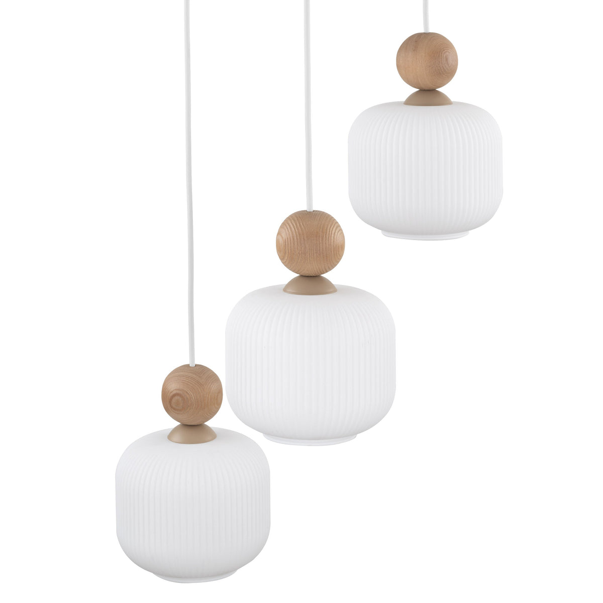 Ballo 3-Light Scandinavian Pendant Light for Kitchen Island, Dining Room & Living Room-5