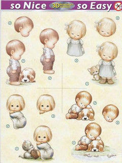 Morehead So Nice and Easy (4) -  Girl and Kitty, Boy and Puppy-1