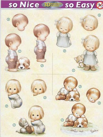 Morehead So Nice and Easy (4) -  Girl and Kitty, Boy and Puppy-1