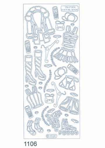 Deco Stickers - Teen Fashions-1