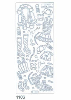 Deco Stickers - Teen Fashions-1