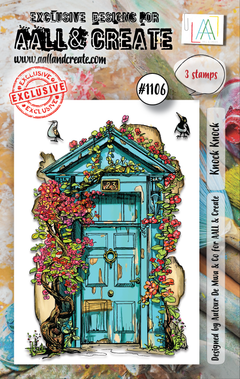 AALL and Create  A7 Stamp Set - 1106 - Knock Knock-1