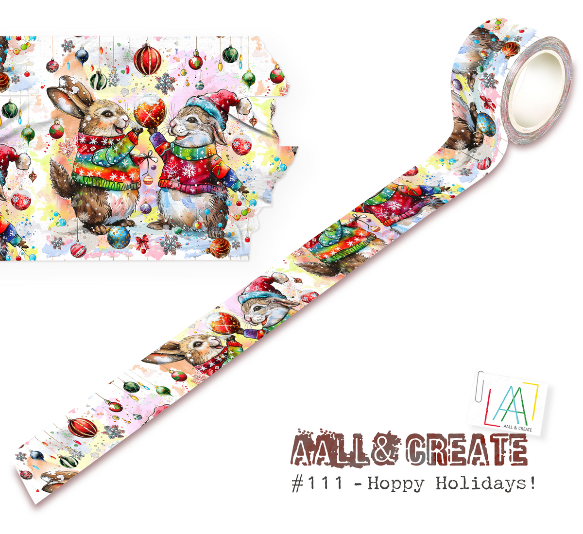 AALL and Create - Washi Tape - Hoppy Holidays!-1