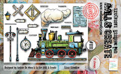 AALL and Create #1111 - A6 Stamp Set - Loco London-1
