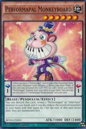 Performapal Monkeyboard (BOSH-EN003) - Breakers of Shadow 1st Edition-1
