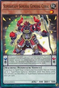 Superheavy Samurai General Coral (BOSH-EN011) - Breakers of Shadow 1st Edition-1
