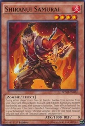 Shiranui Samurai (BOSH-EN034) - Breakers of Shadow Unlimited-1