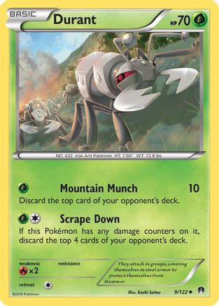 Durant/122 - XY  BREAKpoint Reverse Holofoil-1