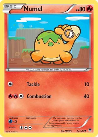 Numel 12/122 - XY  BREAKpoint Reverse Holofoil-1