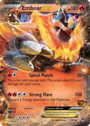 Emboar EX 14/122 - XY  BREAKpoint Holofoil-1