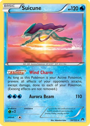 Suicune 30/122 - XY  BREAKpoint Holofoil-1