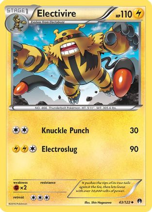 Electivire/122 - XY  BREAKpoint