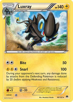 Luxray 46/122 - XY  BREAKpoint Reverse Holofoil-1