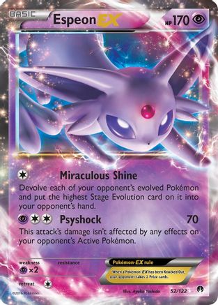 Espeon EX 52/122 - XY  BREAKpoint Holofoil-1