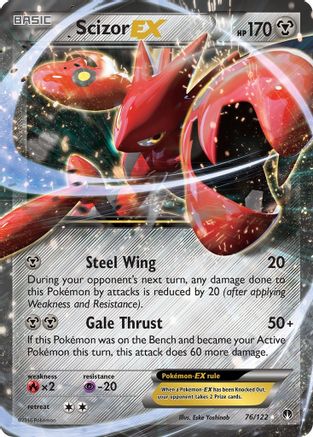 Scizor EX 76/122 - XY  BREAKpoint Holofoil-1