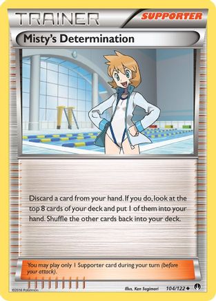 Misty's Determination 104/122 - XY  BREAKpoint-1