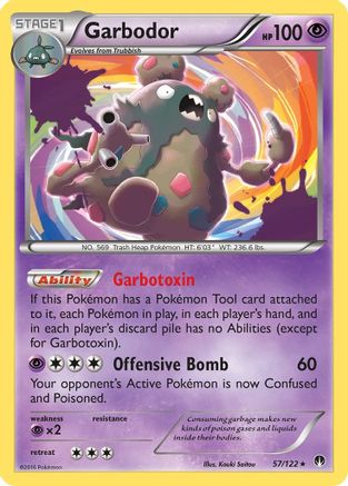 Garbodor 57/122 - XY  BREAKpoint Holofoil-1