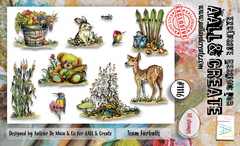 AALL and Create #1116 - A6 Stamp Set - Team Furballs-1