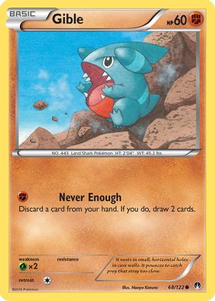 Gible 68/122 - XY  BREAKpoint-1