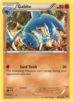 Gabite 69/122 - XY  BREAKpoint Reverse Holofoil-1
