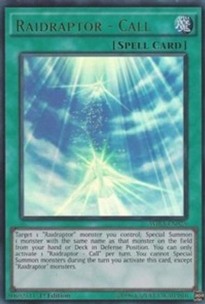 Raidraptor - Call (WIRA-EN025) - Wing Raiders 1st Edition-1