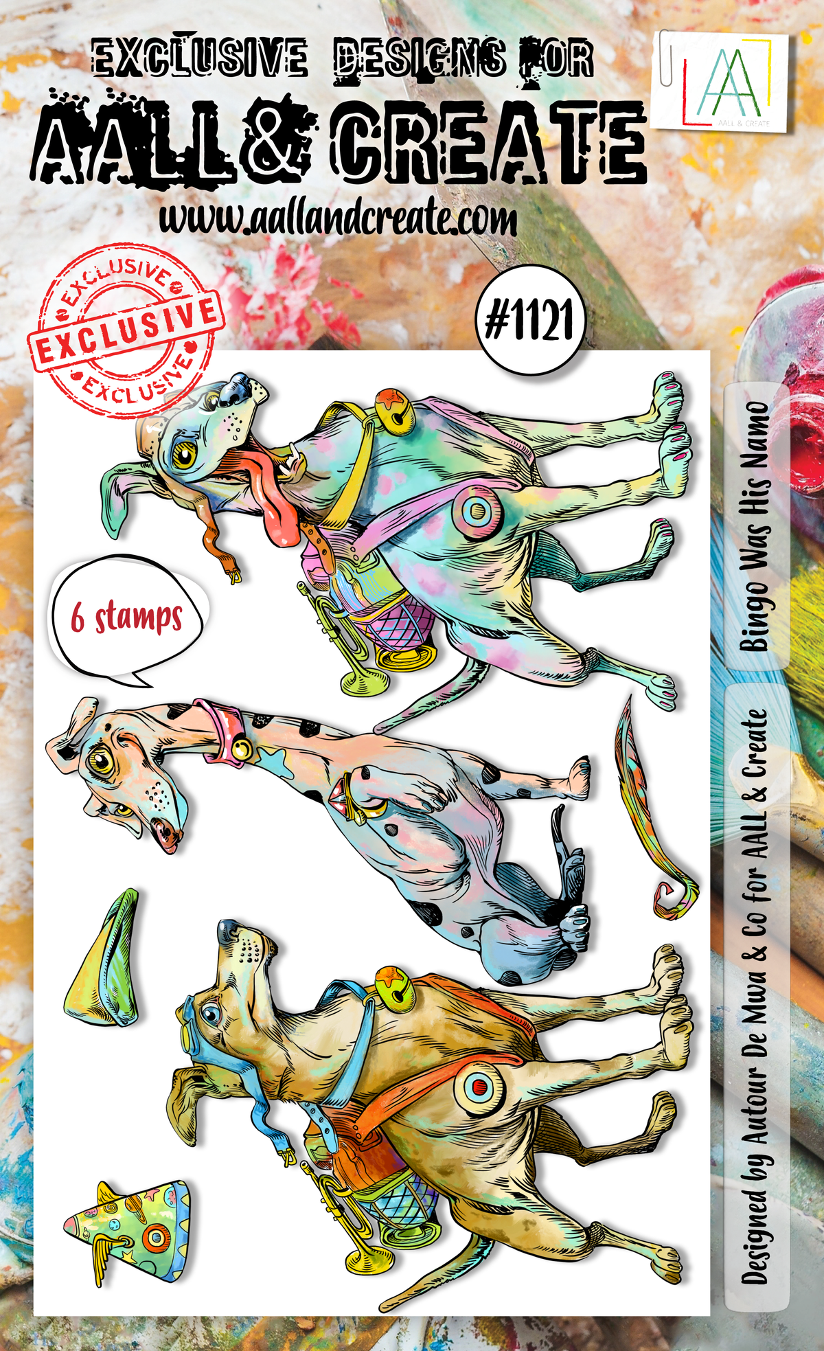 AALL and Create - Set de sellos A6 - Bingo Was His Namo-1