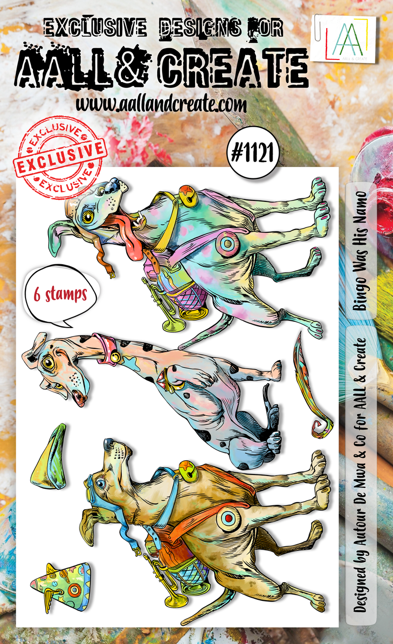 AALL and Create - Set de sellos A6 - Bingo Was His Namo-1