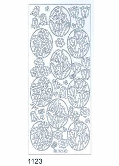Deco Stickers - Ovals with Flowers-1