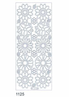Deco Stickers - Flower Burst-1