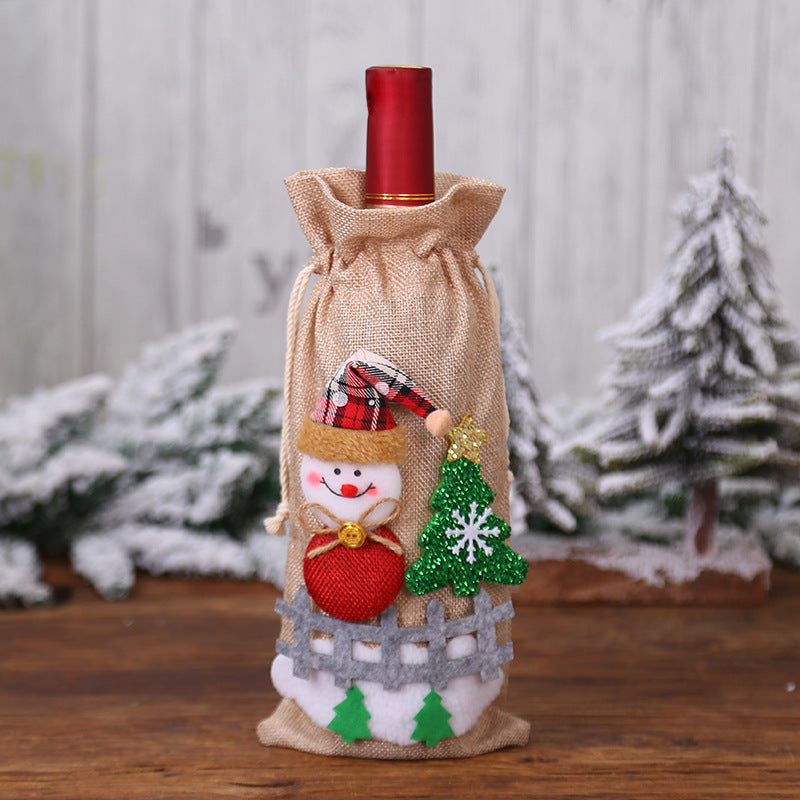 Christmas Decorations Christmas Wine Bottle Socks-25
