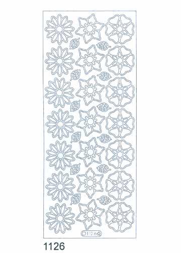 Deco Stickers - Sm Flower Burst-1