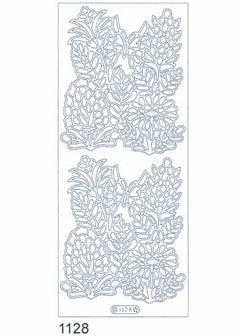 Deco Stickers - Wildflowers With Butterfly-1